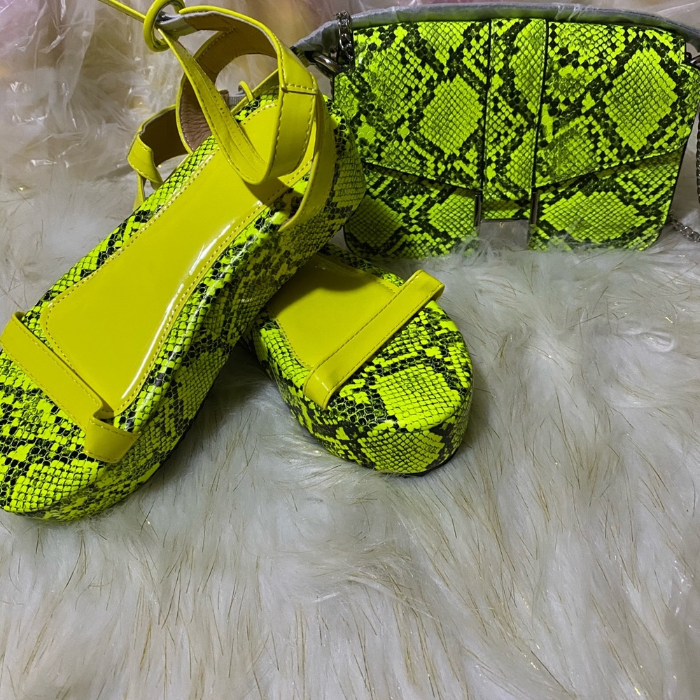 Shoes with purse sold as a set